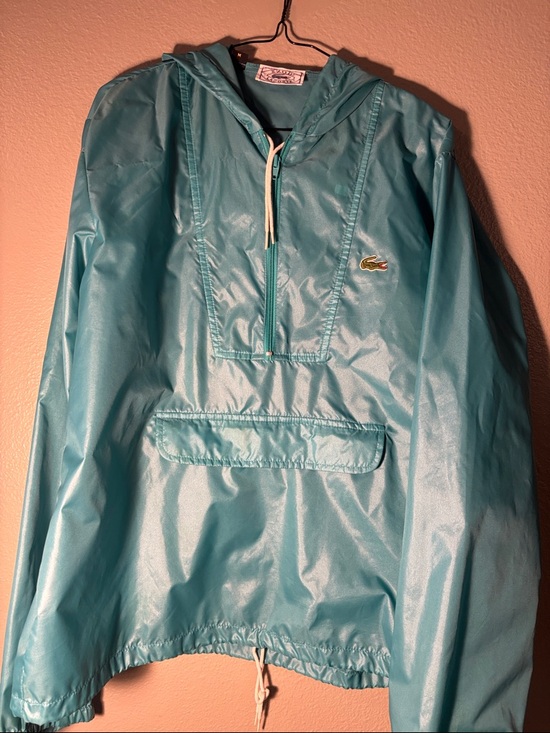 Lacoste Other - Vintage Lacoste Teal Blue Windbreaker Pullover Jacket